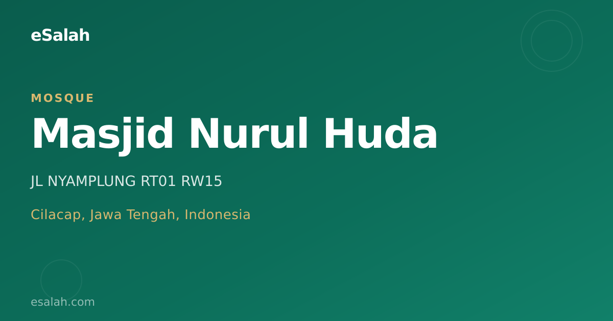 Masjid Nurul Huda Sikampuh: Tempat Berkumpul yang Menyentuh Hati